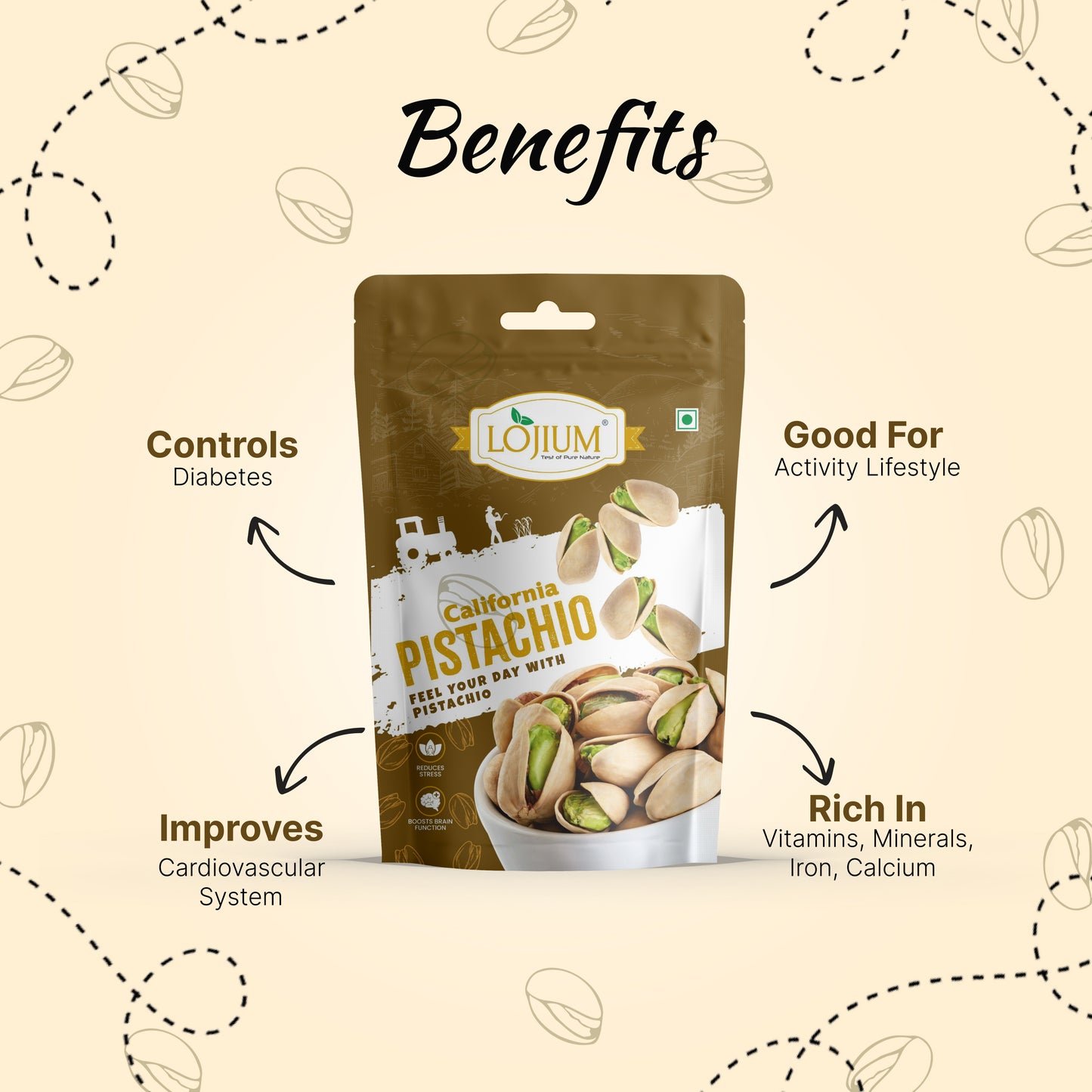 Premium Quality California Pistachios(Pista)